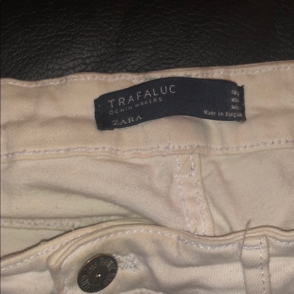 White ZARA pants summer/spring collection size 8 - Picture 4 of 7